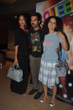 Raj kummar Yadav, Lisa Haydon, Kangana Ranaut at Queen film screening in PVR, Mumbai on 3rd March 2014
